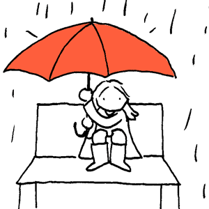  Gambar  Animasi  Payung Dan Hujan  Rafi Gambar 